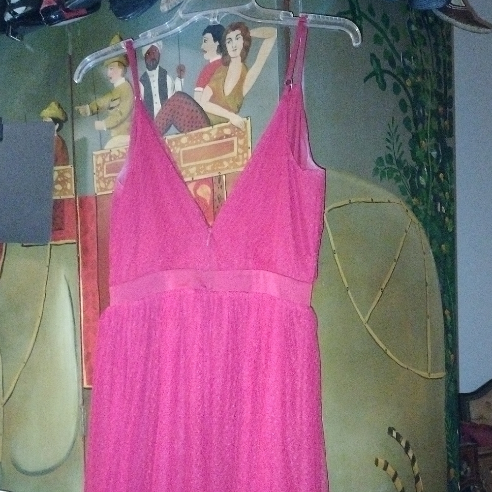 Express Vibrant Red Maxi Dress - Picture 6 of 7